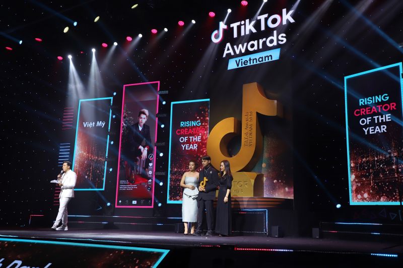 Chàng trai tài năng Việt Mỹ tại đêm trao giải TikTok Awards Việt Nam 2020-min.JPG