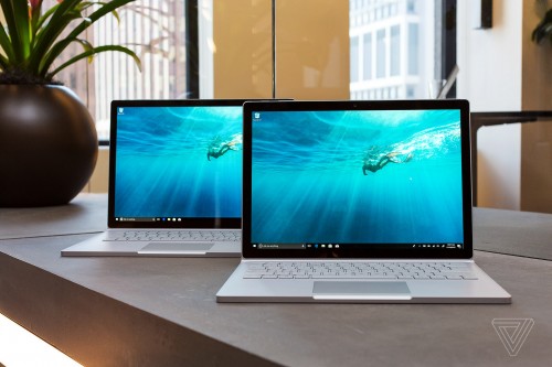 Microsoft “vén màn” Surface Book 2 mới dùng chip lõi tứ của Intel