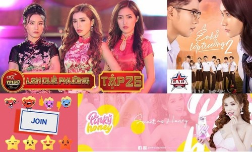 Kênh Youtube Ghiền Mì Gõ, Lala School, Pinky Honey được bật chức năng Hội viên