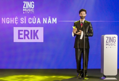 ERIK là Nghệ sĩ của năm,Jack và Pháo thắng lớn ở Zing Music Awards 2020 