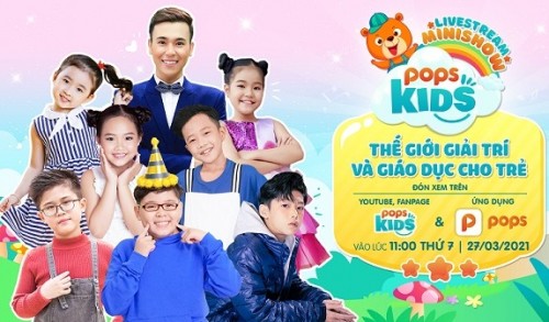 Candy Ngọc Hà, Quốc Dương, Hoàng Bách và dàn sao nhí háo hức góp mặt trong POPS Kids Minishow