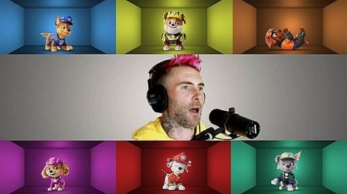 [Clip]Ngôi sao nhạc Rock Adam Levine tham gia góp giọng cho nhạc phim hoạt hình Paw Patrol