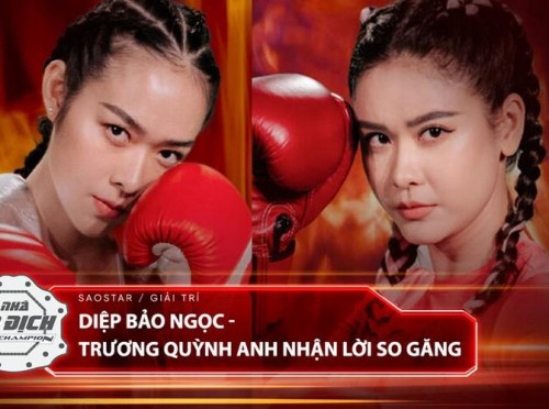 [Clip]Diệp Bảo Ngọc hạ ‘đo ván’ Trương Quỳnh Anh trên sàn đấu The Champion