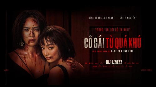 LAN NGỌC BÓP CỔ KAITY NGUYỄN TRONG TEASER POSTER CÔ GÁI TỪ QUÁ KHỨ