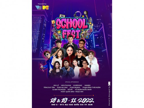 Trải nghiệm 2 ngày “bung xõa” tại ngày hội MTV School Fest vào tháng 11 này