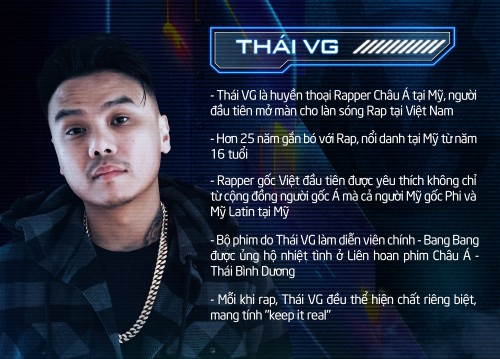 Rap Việt Mùa 3 (2023) công bố “huyền thoại” Thái VG là Huấn luyện viên tiếp theo, đi kèm số 5 bí ẩn tiếp tục gây tò mò lớn