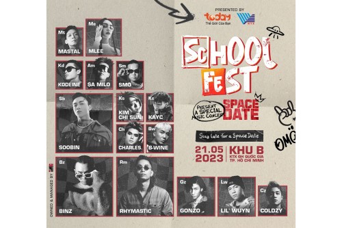 School Fest - Đêm nhạc Space Date 3 thổi tung mùa hè với sân khấu của Binz, SOOBIN cùng 500 anh em nhà SpaceSpeakers