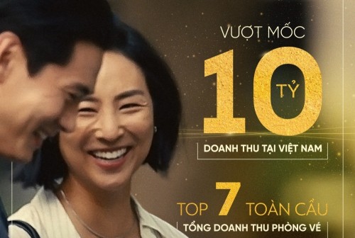 Past Lives - Muôn Kiếp Nhân Duyên vượt mốc 10 tỷ tại Việt Nam, đứng Top 7 toàn cầu tổng doanh thu phòng vé 