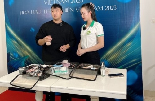 Chuyên gia trang điểm Đỗ Kim Kim đồng hành cùng Miss Nature Vietnam 2023