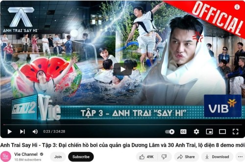 Anh Trai “Say Hi” Tập 3 chiến lĩnh Top 1 Trending YouTube, 8 bài hát Livestage 1 đều lọt vào Top Trending Music