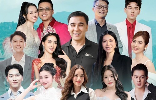 MC Quyền Linh cùng Tuấn Hưng, Isaac, Minh Tú, Lê Hoàng Phương và nhiều nghệ sĩ tham gia chương trình Mái ấm gia đình Việt tại Hà Nam