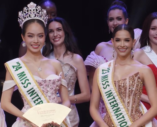 Hoa hậu Thanh Thủy rạng rỡ đăng quang Miss International - Hoa hậu Quốc tế 2024