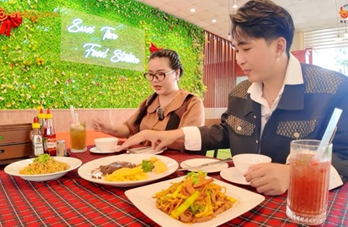 [Clip]Chen Ru Lu cùng Thành Nhí thích thú khi thưởng thức ẩm thực tại KDL Suối Tiên