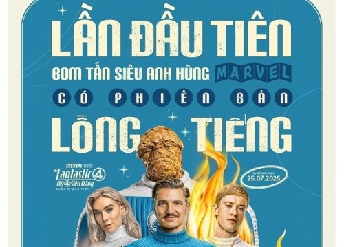 [Clip]BỘ TỨ SIÊU ĐẲNG: BƯỚC ĐI ĐẦU TIÊN – BOM TẤN ĐẦU TIÊN CỦA MARVEL STUDIOS ĐƯỢC LỒNG TIẾNG VIỆT
