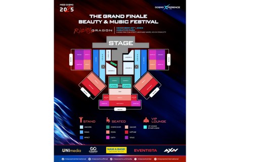 CHIỀU LÒNG FAN, CEO BẢO HOÀNG TUNG HAI GÓI ‘GHẾ NGỒI’ VỚI GIÁ TIẾT KIỆM, HÉ LỘ LAYOUT SÂN KHẤU ĐÊM CHUNG KẾT MISS COSMO 2025