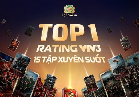 Chiến Sĩ Quả Cảm 15 tuần liên tiếp đạt Top 1 rating VTV3, hơn 5 tỷ lượt xem và những con số biết nói