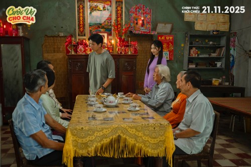 [Clip]DÀN DIỄN VIÊN ĐA THẾ HỆ HỘI TỤ TRONG PHIM ĐIỆN ẢNH “CƯỚI VỢ CHO CHA” 