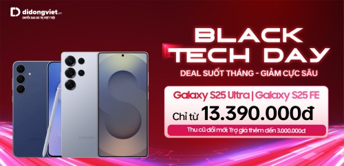 Black Tech Day: lớn nhất năm: Điện thoại giảm gần 10 triệu đồng, phụ kiện từ 9.000 đồng