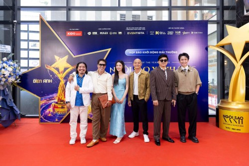 Nghệ sĩ cùng ekip làm phim đình đám showbiz Việt  háo hức tham dự họp báo khởi động Ngôi Sao Xanh mùa 12