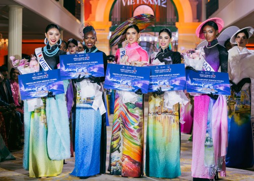 FASHION SHOW BEST OF VIETNAM MÙA 2: TÔN VINH BIỂU TƯỢNG VĂN HÓA, KIẾN TRÚC CỦA CÁC QUỐC GIA THAM DỰ MISS COSMO 2025 QUA ÁO DÀI VIỆT NAM 