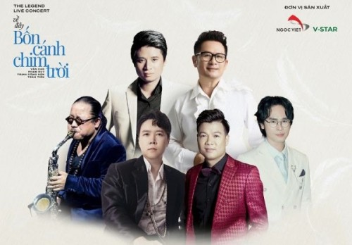 “Về đây bốn cánh chim trời” – cuộc hội tụ hiếm có của những giọng ca hàng đầu nhạc Việt