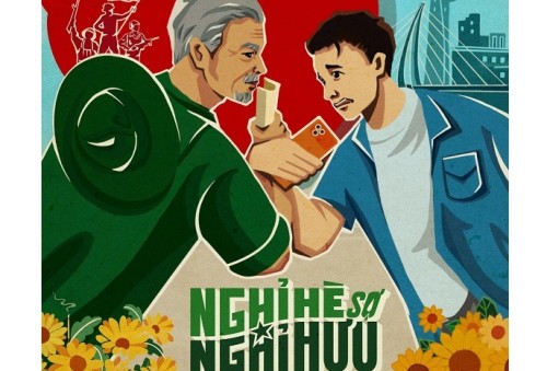 Huỳnh Lập giới thiệu phim điện ảnh Nghỉ Hè Sợ Nghỉ Hưu qua First-look Poster lấy cảm hứng từ tranh cổ động