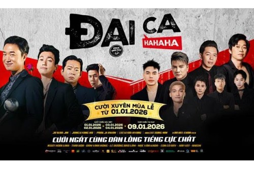 [Clip]Hoài Linh, Thái Hòa dẫn đầu dàn nam thần đổ bộ siêu phẩm Đại Ca Ha Ha Ha dịp Tết Dương lịch 2026