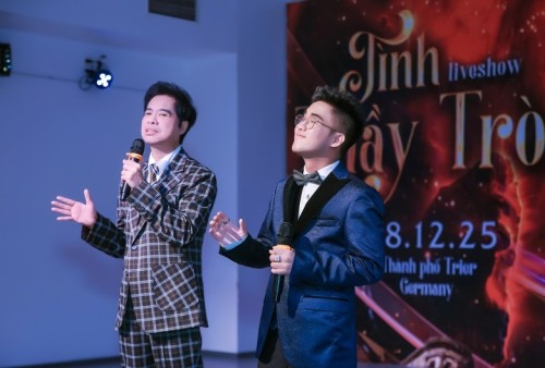 Ngọc Sơn tiếp lửa cho học trò Anh Đức trong liveshow “Tình Thầy Trò” tại Đức