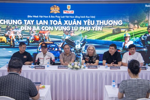 Bike  Week Việt Nam lần 4 : Chung tay lan tỏa xuân yêu thương đến bà con vùng lũ Phú Yên