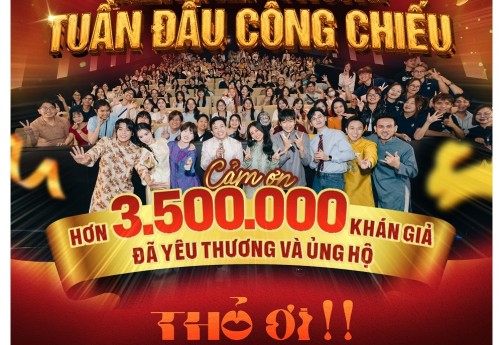 “THỎ ƠI!!’ GIỮ CHUỖI TOP 1 PHÒNG VÉ CẢ TUẦN ĐẦU CÔNG CHIẾU VỚI HƠN 3.500.000 LƯỢT XEM