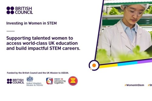 Chương trình Học bổng ASEAN – Vương quốc Anh khối ngành STEM dành cho nữ giới đã chính thức nhận đơn đăng ký 