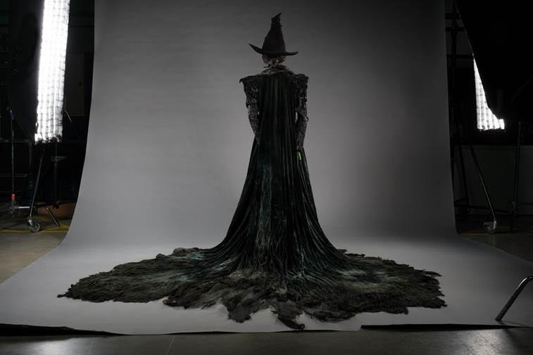 A cloak and hat worn by Elphaba